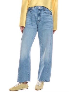 MOTHER SUPERIOR Jeans Half Pipe Flood Material Girl Blue Size 27